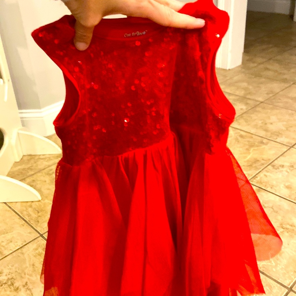 Cat & Jack Holiday Sparkle Dress 4T